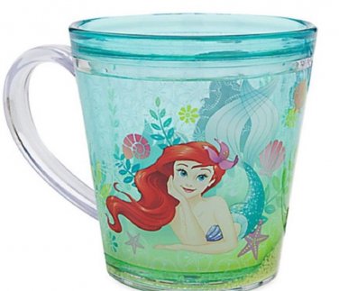 Disney Store Ariel Cup Little Mermaid Flounder Meal Time Magic New