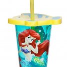 Disney Store Ariel Tumbler Straw Flounder Lid Little Mermaid Flounder Meal Time Magic New