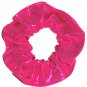 Fushcia Berry Metallic Spandex Hair Scrunchie Fabric Scrunchies by Sherry