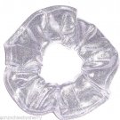 Sterling Silver Metallic Spandex Hair Scrunchie Fabric Scrunchies by Sherry Sterling Silver Metallic Spandex Hair Scrunchie Fabric Scrunchies by Sherry