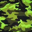 Lime Green Camo Metallic Spandex Hair Scrunchie Fabric Scrunchies by Sherry Lime Green Camo Metallic Spandex Hair Scrunchie Fabric Scrunchies by Sherry