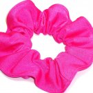 Neon Pink Spandex Hair Scrunchie Fabric Scrunchies by Sherry