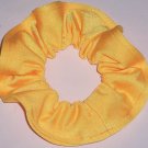 Neon Yellow Spandex Hair Scrunchie Fabric Scrunchies by Sherry
