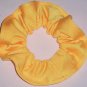 Neon Yellow Spandex Hair Scrunchie Fabric Scrunchies by Sherry
