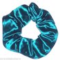 Teal Green Spandex Hair Scrunchie Fabric Scrunchies by Sherry