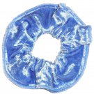 Periwinkle Blue Panne Velvet Fabric Hair Scrunchie Scrunchies by Sherry Periwinkle Blue Panne Velvet Fabric Hair Scrunchie Scrunchies by Sherry