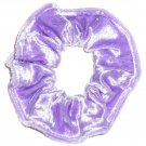 Lavender Panne Velvet Fabric Hair Scrunchie Scrunchies by Sherry