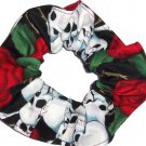 Bikers Skulls & Roses Fabric Hair Ties Scrunchie Scrunchies by Sherry Bikers Skulls & Roses Fabric Hair Ties Scrunchie Scrunchies by Sherry