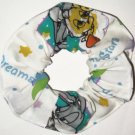 Bugs Bunny & Tweedy  Fabric Hair Tie Scrunchie Ties Scrunchies by Sherry