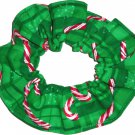 Candy Canes Christmas Holiday Green Fabric Hair Scrunchie Ties Scrunchies by Sherry Candy Canes Christmas Holiday Green Fabric Hair Scrunchie Ties Scrunchies by Sherry