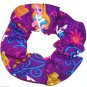 Disney Alice in Wonderland Cheshire Cat Purple Fabric hair Scurnchie Scrunchies by Sherry