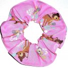Disney Bambi Pink Fabric hair Scurnchie Scrunchies by Sherry