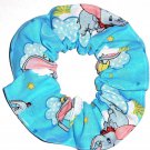 Disney Dumbo Blue Fabric hair Scurnchie Scrunchies by Sherry