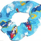 Disney Mickey Mouse Blue Fabric hair Scurnchie Scrunchies by Sherry Disney Mickey Mouse Blue Fabric hair Scurnchie Scrunchies by Sherry