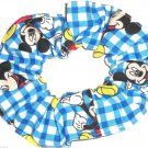 Disney Mickey Mouse Blue Gingham Fabric hair Scurnchie Scrunchies by Sherry Disney Mickey Mouse Blue Gingham Fabric hair Scurnchie Scrunchies by Sherry