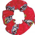 Disney Mickey Mouse Donald Duck Daisy Minnie Red Fabric hair Scurnchie Scrunchies by Sherry Disney Mickey Mouse Donald Duck Daisy Minnie Red Fabric hair Scurnchie Scrunchies by Sherry