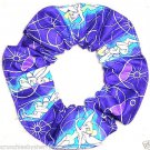 Disney Glowing Tinker Bell Purple Fabric hair Scurnchie Scrunchies by Sherry