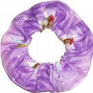 Disney Tinker Bell Fairies Purple Fabric hair Scurnchie Scrunchies by Sherry