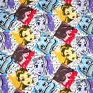 Disney Princess Faces Fabric hair Scurnchie Scrunchies by Sherry