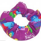 Disney Inside Out Purple Fabric hair Scurnchie Scrunchies by Sherry