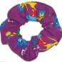 Disney Inside Out Purple Fabric hair Scurnchie Scrunchies by Sherry