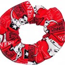 Disney 101 Dalmatains Red Fabric hair Scurnchie Scrunchies by Sherry