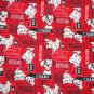 Disney 101 Dalmatains Red Fabric hair Scurnchie Scrunchies by Sherry