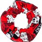 Disney 101 Dalmatains Red Fabric hair Scurnchie Scrunchies by Sherry