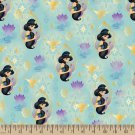 Disney Princess Jasmine Green Fabric hair Scurnchie Scrunchies by Sherry