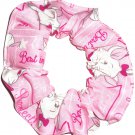 Disney Marie Pink Fabric hair Scurnchie Scrunchies by Sherry