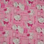 Disney Marie Pink Fabric hair Scurnchie Scrunchies by Sherry