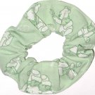 Disney Winnie the Pooh Green Fabric hair Scurnchie Scrunchies by Sherry