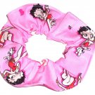 Betty Boop Pink Flannel Fabric Hair Scrunchie Scrunchies by Sherry Betty Boop Pink Flannel Fabric Hair Scrunchie Scrunchies by Sherry