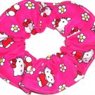 Hello Kitty Pink Flannel Fabric Hair Tie Scrunchie Ties Scrunchies by Sherry Hello Kitty Pink Flannel Fabric Hair Tie Scrunchie Ties Scrunchies by Sherry