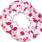 Hello Kitty Pink Gingham Fabric Hair Tie Scrunchie Ties Scrunchies by Sherry