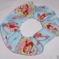Strawberry Shortcake Blue Fabric Hair Scrunchie Tie Scrunchies by Sherry