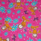 Garfield Cat Hair Flannel Pink Fabric Mini Hair Tie Scrunchie Scrunchies by Sherry Lot of 2 Garfield Cat Hair Flannel Pink Fabric Mini Hair Tie Scrunchie Scrunchies by Sherry Lot of 2
