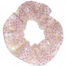 White Gold Sequin Dots Fabric Hair Scrunchis Scrunchies by Sherry White Gold Sequin Dots Fabric Hair Scrunchis Scrunchies by Sherry