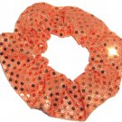 Orange Sequin Dots Fabric Hair Scrunchis Scrunchies by Sherry Orange Sequin Dots Fabric Hair Scrunchis Scrunchies by Sherry
