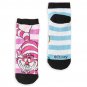 Disney Store Socks Ladies Alice in Wonderland Cheshire Cat Ornament Size 4-10