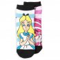 Disney Store Socks Ladies Alice in Wonderland Cheshire Cat Ornament Size 4-10
