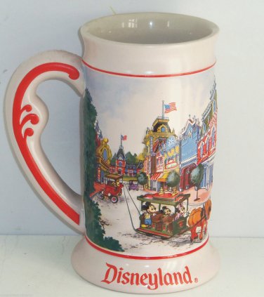 Disneyland Stein Mickey Minnie Snow White Goofy Castle Disney Ceramarte Brazil