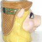 Disney Miss Piggy Coffee Mug Figural The Muffets Ceramic