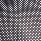 White on Black Polka Dots Dot Fabric Hair Scrunchie Ties Scrunchies by Sherry New