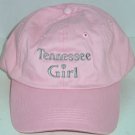 Tennessee Girl Hat Baseball Cap Pink New Tennessee Girl Hat Baseball Cap Pink New