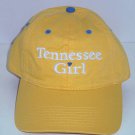 Tennessee Girl Hat Baseball Cap Yellow New Tennessee Girl Hat Baseball Cap Yellow New