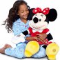 Disney Store Minnie Mouse Giant Plush Toy Stuffed Animal Red Polka Dot Dress