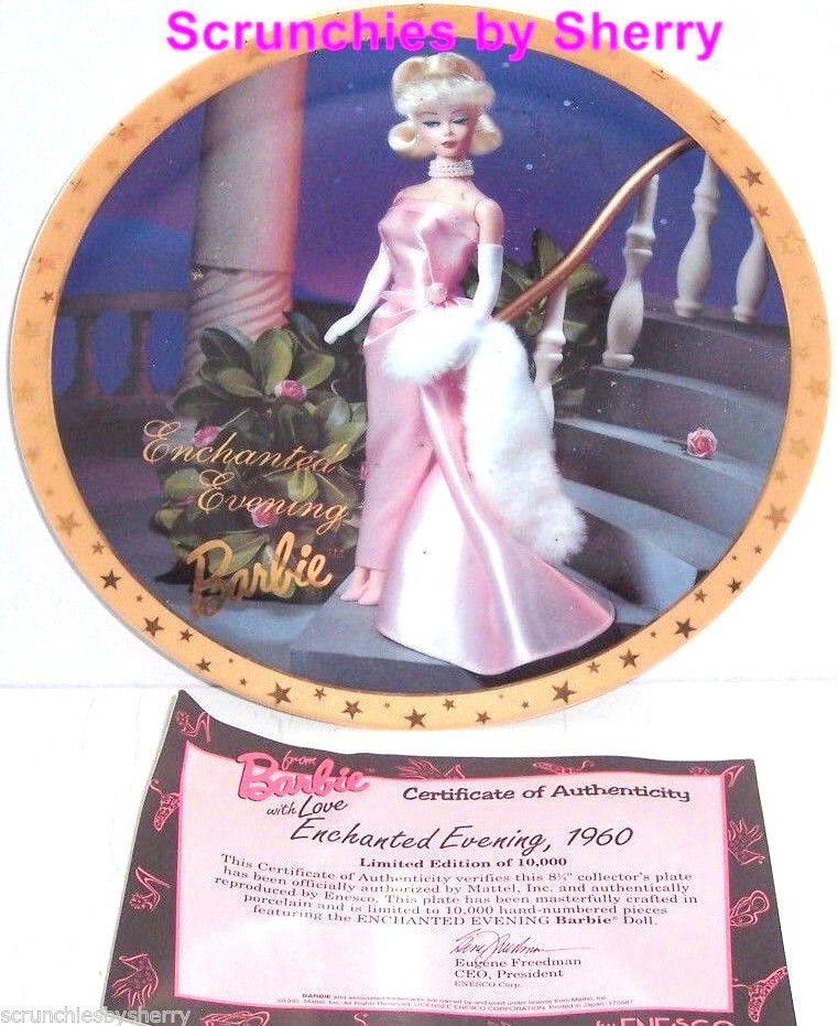 barbie collector plates