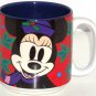 Disney Minnie Mouse Mug Cup Coffee Tea Red Purple Vintage