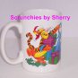 Disney Store Pooh Eeyore Tigger Piglet Coffee Mug Cup Christmas 2002 Retired